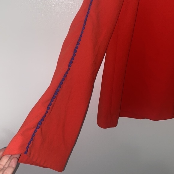 GALVAN London pom Sleeve Misti Blouse - Picture 8 of 13